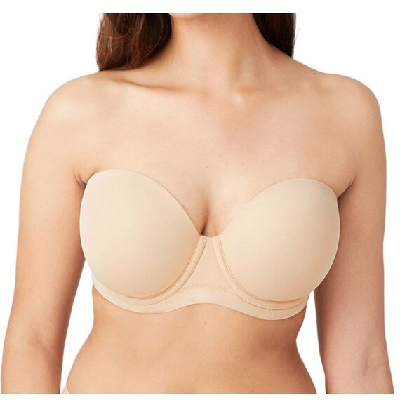 Wacoal Beige Red Carpet™ Strapless Underwire Bra with Detachable Straps 34G - Picture 7 of 11